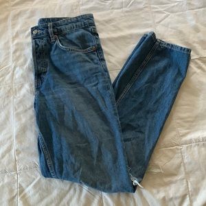H&M distressed jeans